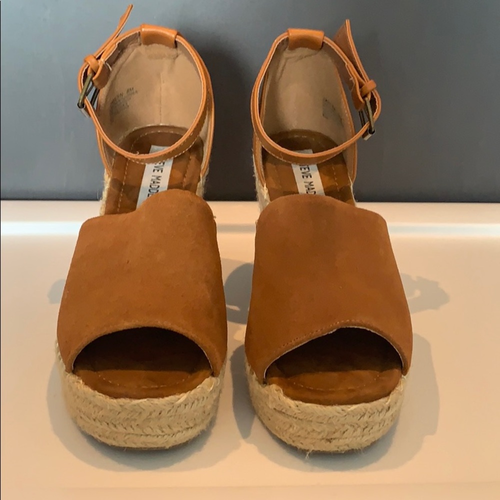Suede Steve Madden Wedge Sandals